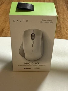Razer Pro Click Humanscale Wireless Mouse - White (RZ01-02990100-R3U1) - Picture 1 of 3