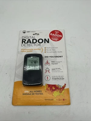 AirThings 2350 Digital Radon Detector w Continuous Monitoring (E10040424)