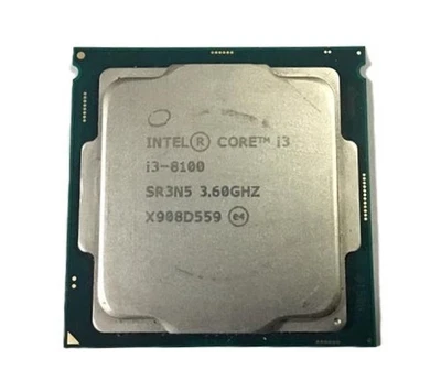 Intel Core i3-8100 SR3N5 3.60GHz Quad Core 6MB FCLGA1151 Desktop CPU Processor - Image 1 of 2
