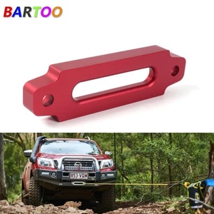 4.8" Universal ATV UTV Hawse Fairlead Winch Synthetic Rope Bolt Pattern red - Picture 1 of 7