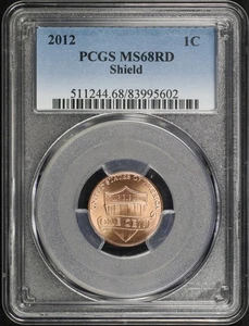 2012 Lincoln Shield Cent PCGS MS-68 RD - Picture 1 of 2