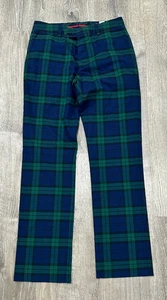 Vineyard Vines Pants Mens 32x32 Green Navy Watch Tartan Breaker Trouser Pant - Picture 1 of 14