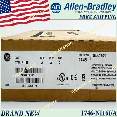 New in Box AB 1746-NI16I/A SLC 500 Input Module 1746-NI16I serA 1746 NI16I A US - Image 1 of 4