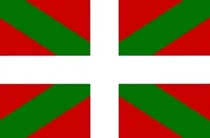 BASQUE FLAG Northern Spain 5x3 Bilbao San Sebastian - Picture 1 of 1