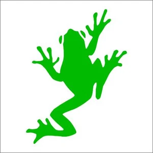 adesivo prespaziato rana frog pre-spaced sticker car decal aufkleber autocollant - Imagen 1 de 1