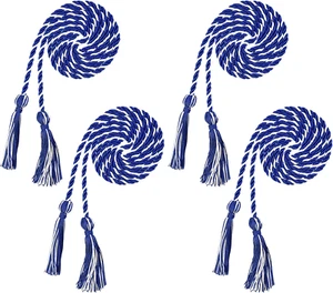 ® Pack of 4 Graduation Honor Braided Cords with Sewing Tassels Polyester Yarn Ho - Picture 1 of 7