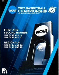 2012 NCAA Division I Women's Basketball Championship Program - Picture 1 of 3
