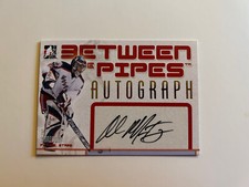 Al Montoya 2006 In The Game Between The Pipes Auto Card # A-AM