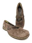 Teva Womens 8.5 Ventura 4208 Brown Suede Leather Mary Janes Slip On Casual Shoes