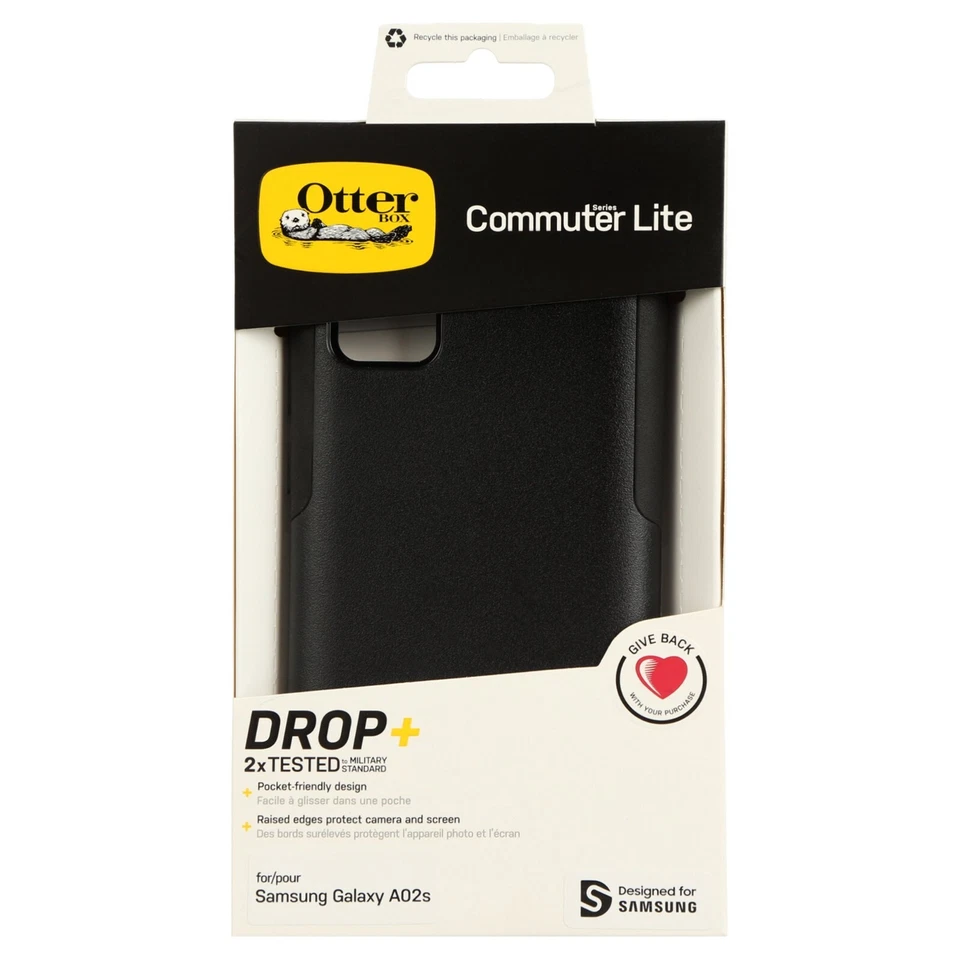 Otterbox Commuter Lite Series for Samsung Galaxy A02s Tempered Glass included