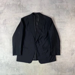 ANDERSON & SHEPPARD Savile Row Bespoke Single Breasted Tuxedo Blazer Jacket - Picture 1 of 14