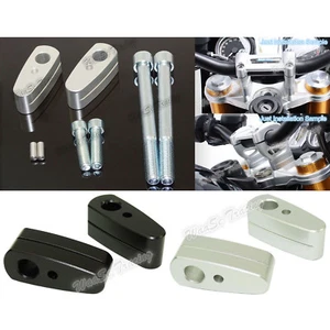 Handlebar Riser Moves Bar Up 20mm Fit BMW R1200 R Nine T R9T 13-18 K1600B 16-18 - Picture 1 of 14