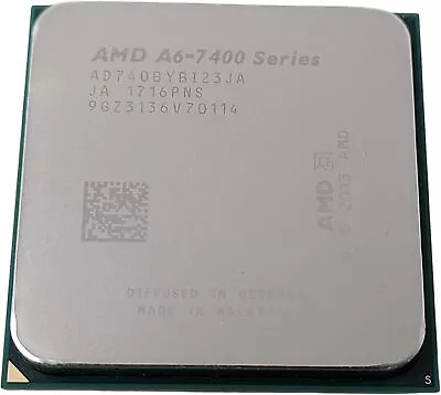 AMD A6 PRO-7400B A6 Series AD740BYBI23JA @ 3.5GHz Socket FM2+ CPU Processor - Image 1 of 2