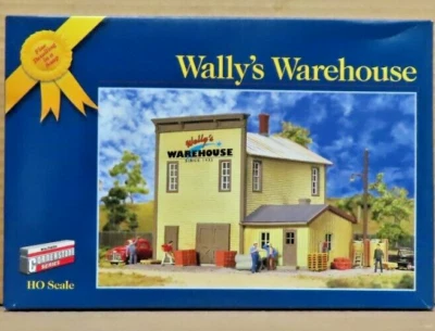 WALTHERS CONERSTONE 933-3605 WALLY'S WAREHOUSE HO SCALE - Image 1 of 3