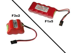   Empfängerakku, Hump Pack oder Flach, GP 2/3AA 6V750mAh mit Stecker nach WAHL! - Picture 1 of 3