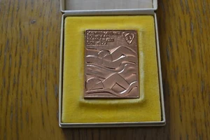 Tafelmedaille Schwimm-Spartakiade der DDR 1977 DDR Bronze - Bild 1 von 7