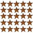 150pcs Hanging Pendant Rusted Stars Crafts Small Metal Stars