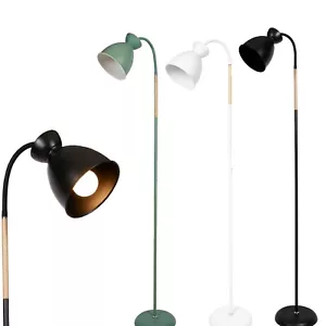 Standard Black Floor Lamp Base Reading Bedroom Living Room Adjustable Task Light - Picture 1 of 43