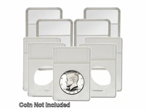 BCW - 2x3 Display Slab with Foam Insert-Combo, Half Dollar White, 5 pack - Picture 1 of 6