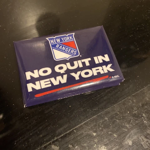 No Quit in New York Rangers Playoffs 2023 Collectible Magnet Opening Day 2022 Cover