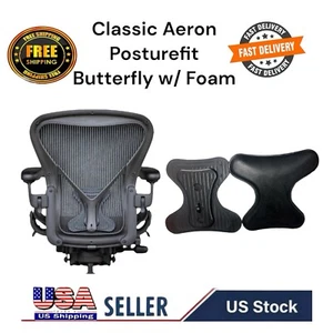 Herman Miller Classic Aeron Posturefit Black Butterfly Pad - Bild 1 von 3
