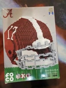 FOCO BRXLZ NCAA Alabama Crimson Tide Football Helmet 3-D Construction Toy - Picture 1 of 3