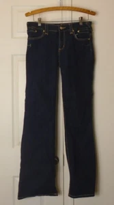 Baby Phat Jeans Womens sz 11 Blue Cotton Denim Dark Wash Pants - Picture 1 of 2