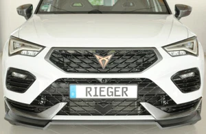 Labio de alerón Rieger CUP para Cupra Ateca 5FP alerón delantero espada alerón ABS - Imagen 1 de 4
