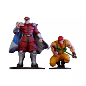 PCS - Street Fighter: Street Jam - M.Bison & Rolento 1:10 Scale Statue Set - Picture 1 of 12