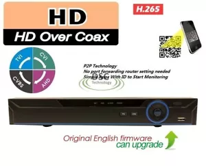 16 Kanal Tribrid 1080P 1U DVR unterstützt HDCVI, Analog, IP Video Dahua - Bild 1 von 9