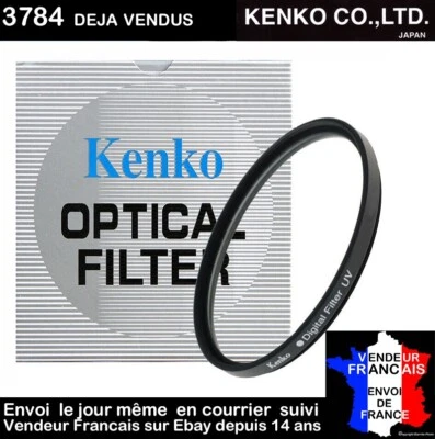 Filtre UV 49 mm Kenko Professionnel la qualite Japon au prix du filtre chinois