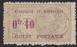 MADAGASCAR 1919 PACKET COLIS POSTAUX MINT no GUM - Picture 1 of 1