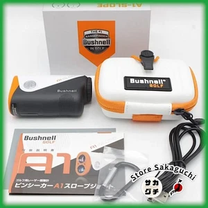 Bushnell Pinseeker A1 Slope Jolt Golf Rangefinder 2024 White/Black/Orange - Picture 1 of 8