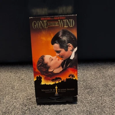 Gone With the Wind 2-Tape VHS Set 1939 Warner Bros Clark Gable - Image 1 of 4