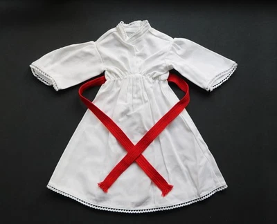 American Girl white dress for 18'' doll Kirsten St Lucia Gown Christmas Outfit - Image 1 of 3