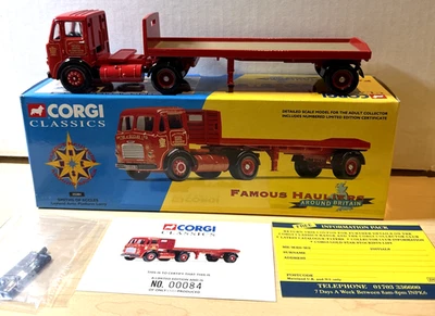 Corgi Classics #25201 Leyland Artic Platform Trailer SMITHS OF ECCLES Hauler - Image 1 of 4