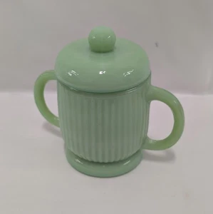 At Home International - Azúcar de jadeíta vintage de mediados de siglo con tapa - Imagen 1 de 11