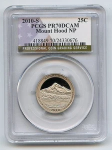 2010 S 25C Clad Mount Hood Quarter PCGS PR70DCAM - Picture 1 of 1