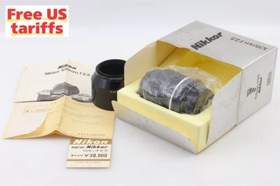[Совершенно новый в коробке с капюшоном] Nikon Ai преобразованный Nikkor 105 мм f/2.5 объектив из Японии - Изображение 1 из 4