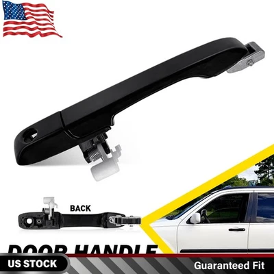 Manija de puerta exterior exterior para Honda CR-V 2002-2006 lado del conductor delantero negro Foto 1 de 4