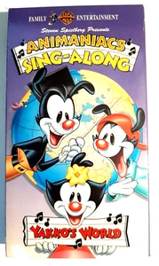 Animaniacs Yakkos World An Animaniac Singalong (VHS, 1994) Spielberg - Picture 1 of 2