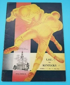 LSU @ KENTUCKY COLLEGE FOOTBALL PROGRAM - 1959 - Picture 1 of 3