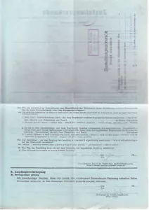 GG Zustellungsurkunde Gericht Krakau Postbüro Piaski Wielkie - Bild 1 von 2