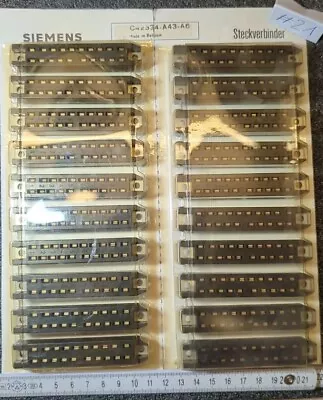 20x SIEMENS TUCHEL STECKER 20polige MESSERLEISTE C42334-A43-A6 NOS OVP - Bild 1 von 4