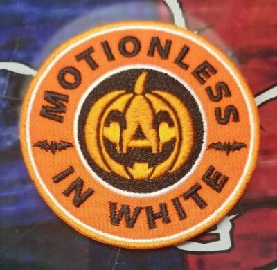 EMBROIDERED MOTIONLESS IN WHITE ROCK BAND PATCH (Please Read Ad)