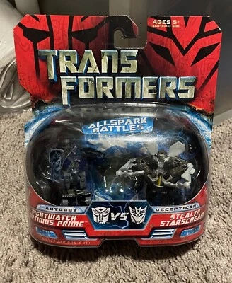 All Spark Battles Nightwatch Optimus Prime vs Stealth Starscream - Transformers. - Image 1 of 2