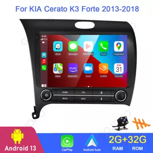 Radio estéreo para automóvil Android 13.0 para Kia Cerato K3 Forte 2013-2018 GPS navegación Carplay - Imagen 1 de 23