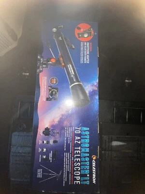 Celestron AstroMaster 70AZ 70mm Refractor Telescope - Image 1 of 2