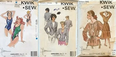 Vintage Kwik Sew Pattern Kerstin Martensson Misses sz 6-8-10-12 UNCUT Pick One - Image 1 of 4