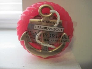 BATH AND BODY WORKS ANCHOR CARIBBEAN ESCAPE CLIP AND GO SCENTPORTABLE - Picture 1 of 2